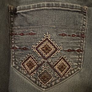Code Bleu Light Wash Light Weight Jeans with Embroidered Back Pocket. 20W